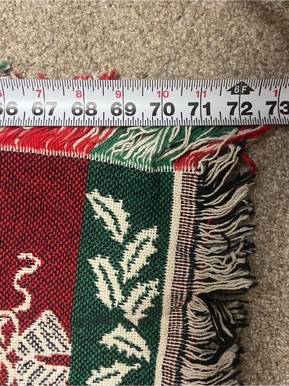 It’s a Wonderful Life, Bedford Falls, Woven Tapestry Throw Blanket with Tag
